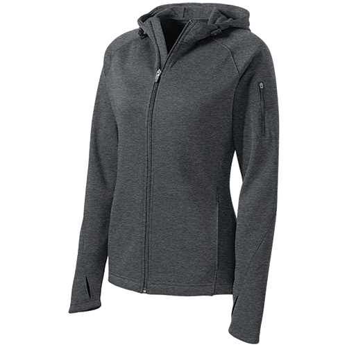 Sport-Tek® Ladies Tech Fleece Full-Zip Hooded Jacket | Womens Health ...